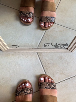 F&F Double Layer Sandals brown like new, size 36