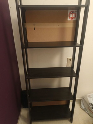 IKEA LAIVA μαύρη βιβλιοθήκη