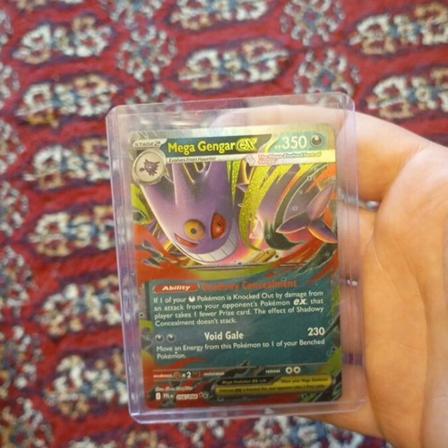 Mega Gengar EX Pokémon card like new