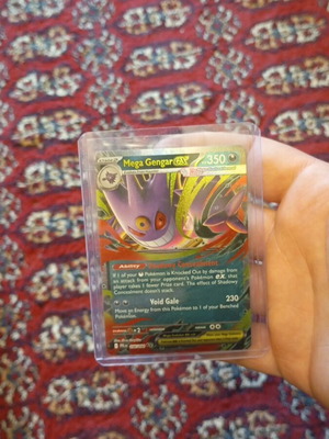 Mega Gengar EX Pokémon card like new