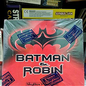 Συλλεκτικο Batman & Robin trading cards - Skybox international σφραγισμενο κουτι με 36 φακελακια