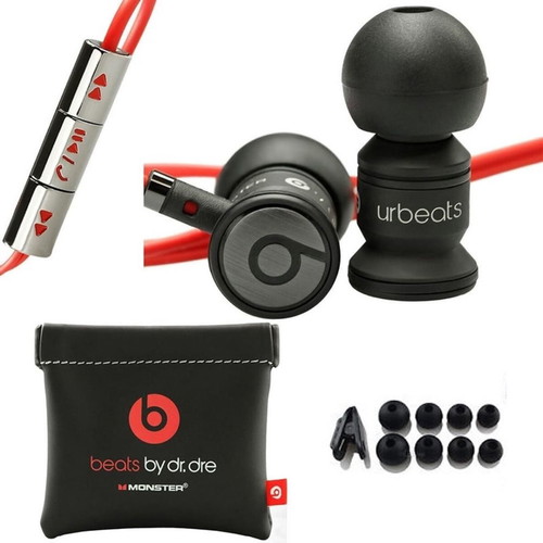 Beats urBeats Monster Edition wired earphones like new, MFI compatible