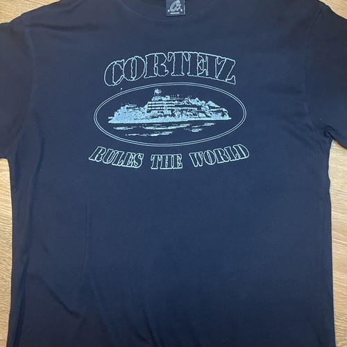 Corteiz Alcatraz Reflective T-shirt Size M New Black