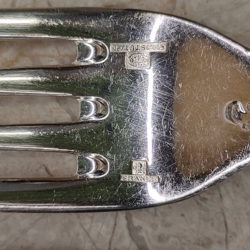 Christofle Marly dinner forks used, set of 3 pieces