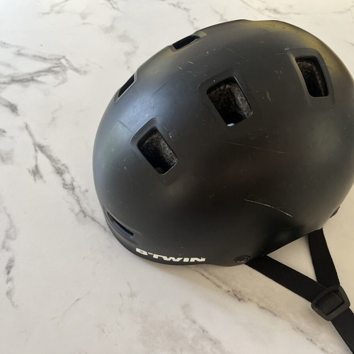Btwin Black Helmet XS used for bike, scooter, skate