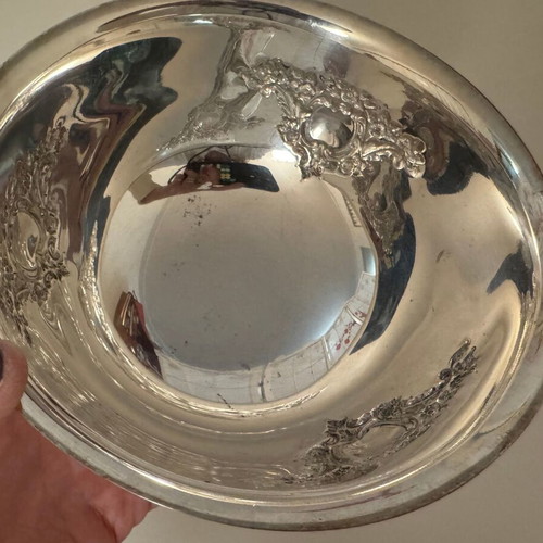 Silver-plated decorative bowl Stavros Nisiotis used