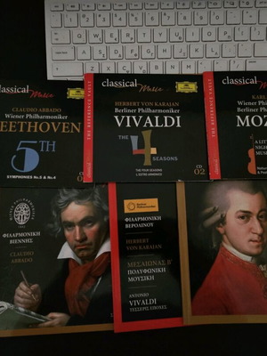 4 Classical Music CDs new with 4 mini magazines