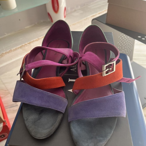 Armani Jeans sandals size 38 like new, multicolor