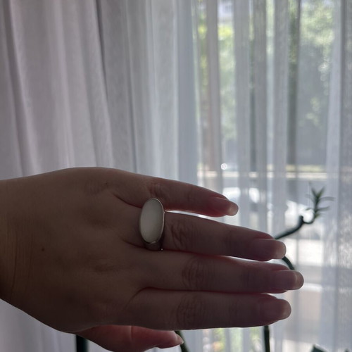925 Silver Ring with Mother of Pearl like new