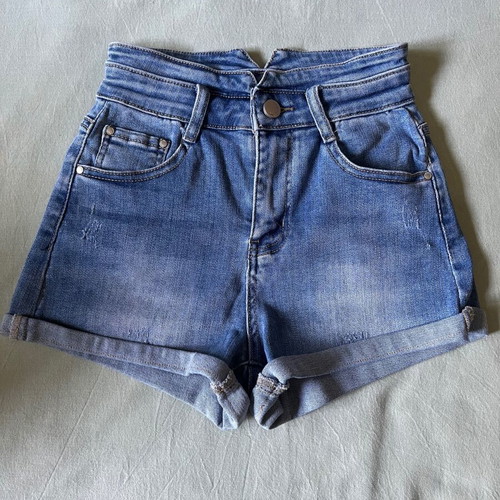Women's denim shorts like new, sizes XXS-XS, blue