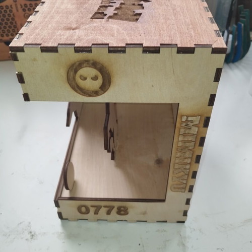 Mimikyu wooden pop-style decoration