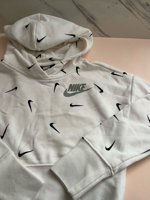 Nike φουτεράκι από φλις για κορίτσια 7-8 ετών σαν καινούργιο, άσπρο