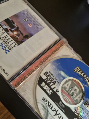 Sega Rally Sega Saturn Japanese Edition racing game