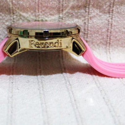 Ferendi women's watch new with pink rubber strap
