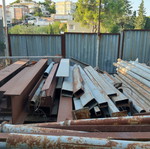 Μορφοσίδηρος βέργες και σωληνωτά διαφόρων διατομών και διαμέτρων καινούργιος