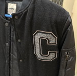 Converse jacket small black long like new