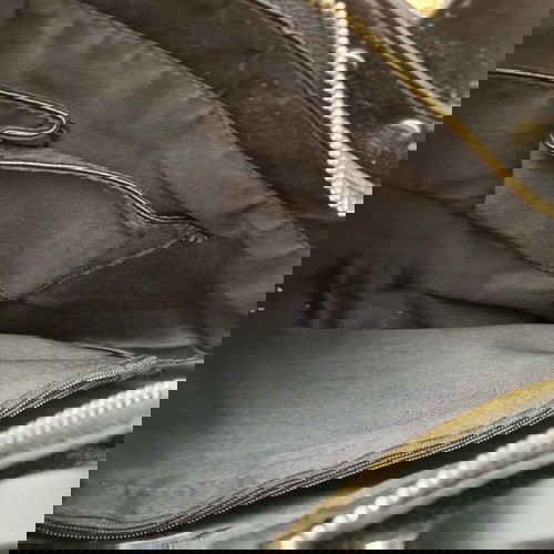 Τσάντα χειρός μαύρη γνήσιο δέρμα καινούργιο