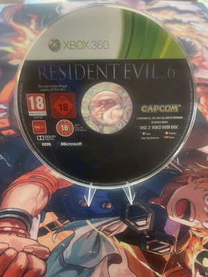 Resident Evil 6 Disc 2 Voice Over Xbox 360 game