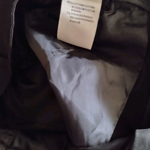 Men's pants black like new, size 46/32 with side pockets