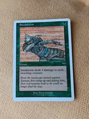 Sandstorm MTG Magic the Gathering 1999 Battle Royale κάρτα μεταχειρισμένη