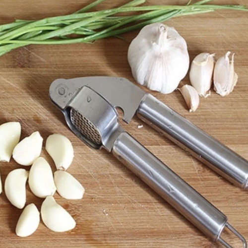 Stainless Steel Garlic Press new