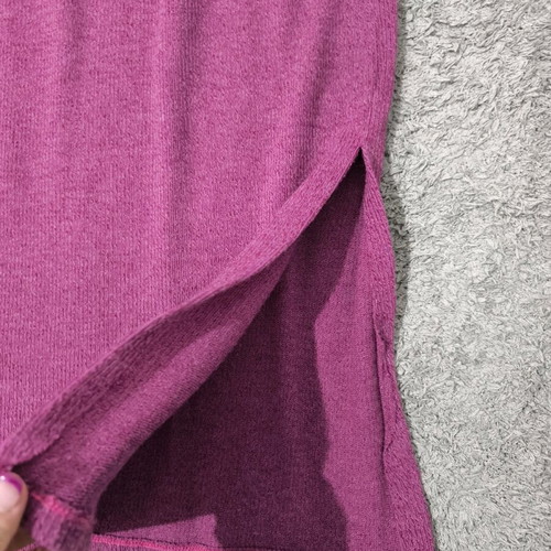 Women’s skirt like new with drawstring, slit and pockets pink-purple S/M