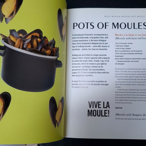 Belgo Cookbook like new, English cookbook