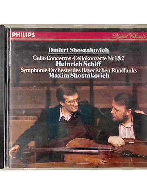 Dmitri Shostakovich Cello Concertos Nos. 1 & 2 CD like new, classical