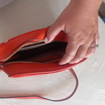 Nine West women's crossbody bag, orange