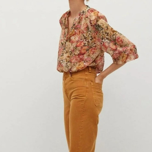 Mango shirt multicolored, size Small, like new