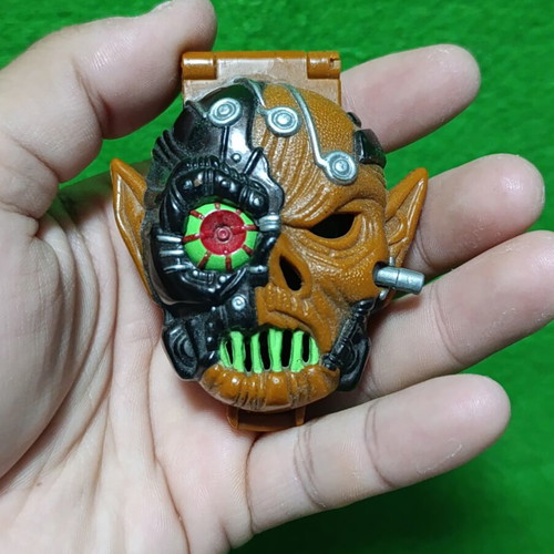 Mighty Max Skull Warrior Horror Head micro set used, rare 1992