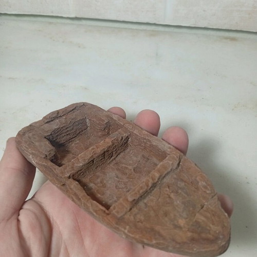 Miniature boat used handmade decorative