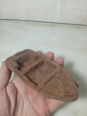 Miniature boat used handmade decorative