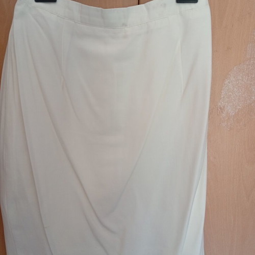 White suit with lace details, like new, jacket and skirt