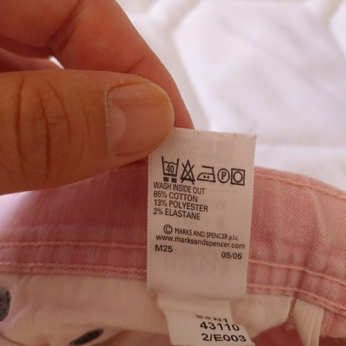 Pink Marks & Spencer jeans like new, size S 36 8