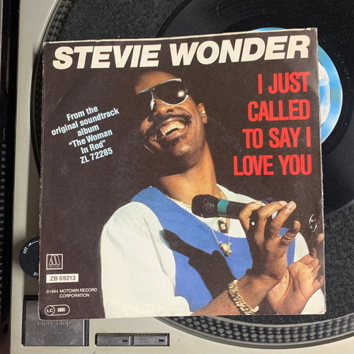 Stevie Wonder I Just Called To Say I Love You 7" Vinyl Single