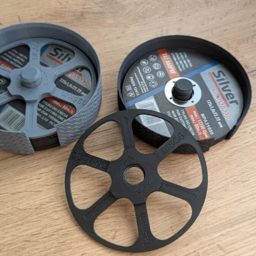 Smart Cutting Disc Storage Case new, 3D printed organizer