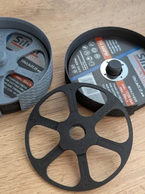 Smart Cutting Disc Storage Case new, 3D printed organizer