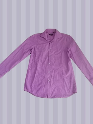 Hugo Boss shirt like new, purple-pink, size 41 EU