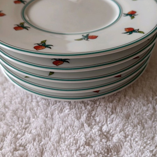 Porcelain dessert plates new, set of 5, 15 cm, made in Germany