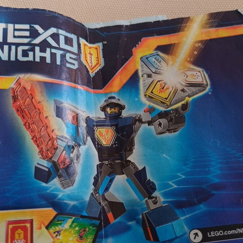 Lego Nexo Knights 70362 used, missing shield, with manual no box