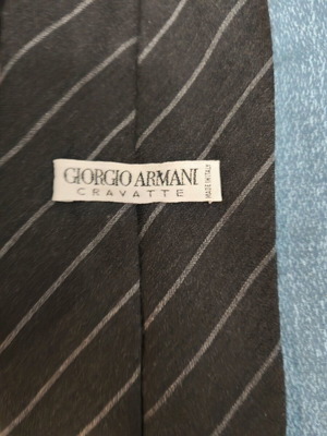 Γραβάτα Giorgio Armani σαν καινούργια, μαύρη