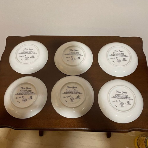 Flora Graeca collectible porcelain cup set by Niki Goulandri new
