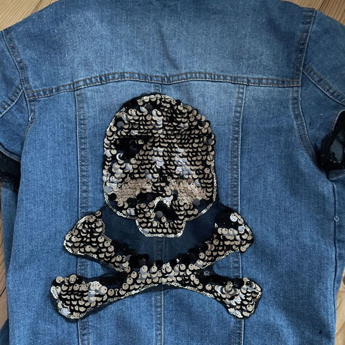 Women's denim vest like new