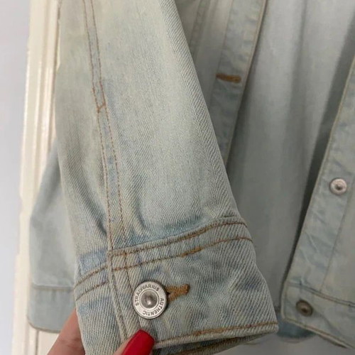 Stradivarius denim jacket size medium, 100% cotton, like new
