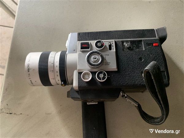  Canon 814 E Electronic auto manual zoom super 8 mm movie film camera + lens vintage 1970 70's foriti kamera