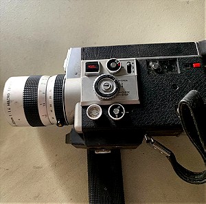 Canon 814 E Electronic auto manual zoom super 8 mm movie film camera + lens vintage 1970 70's φορητή κάμερα