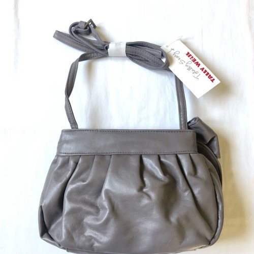 Small Tally Weijl shoulder bag new, gray with bow