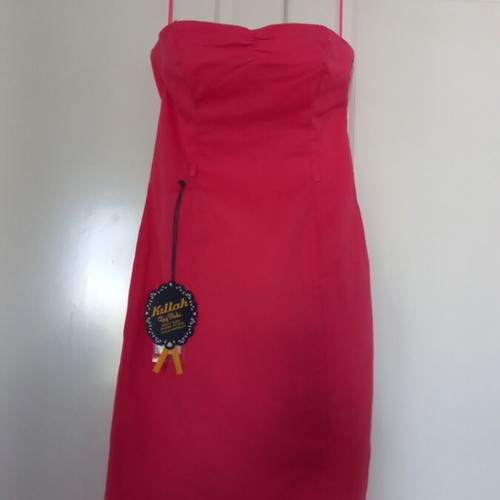 Killah strapless pink dress, size M