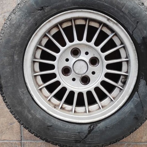BMW E21 aluminum rims set of 3 used, 13'' 4x100